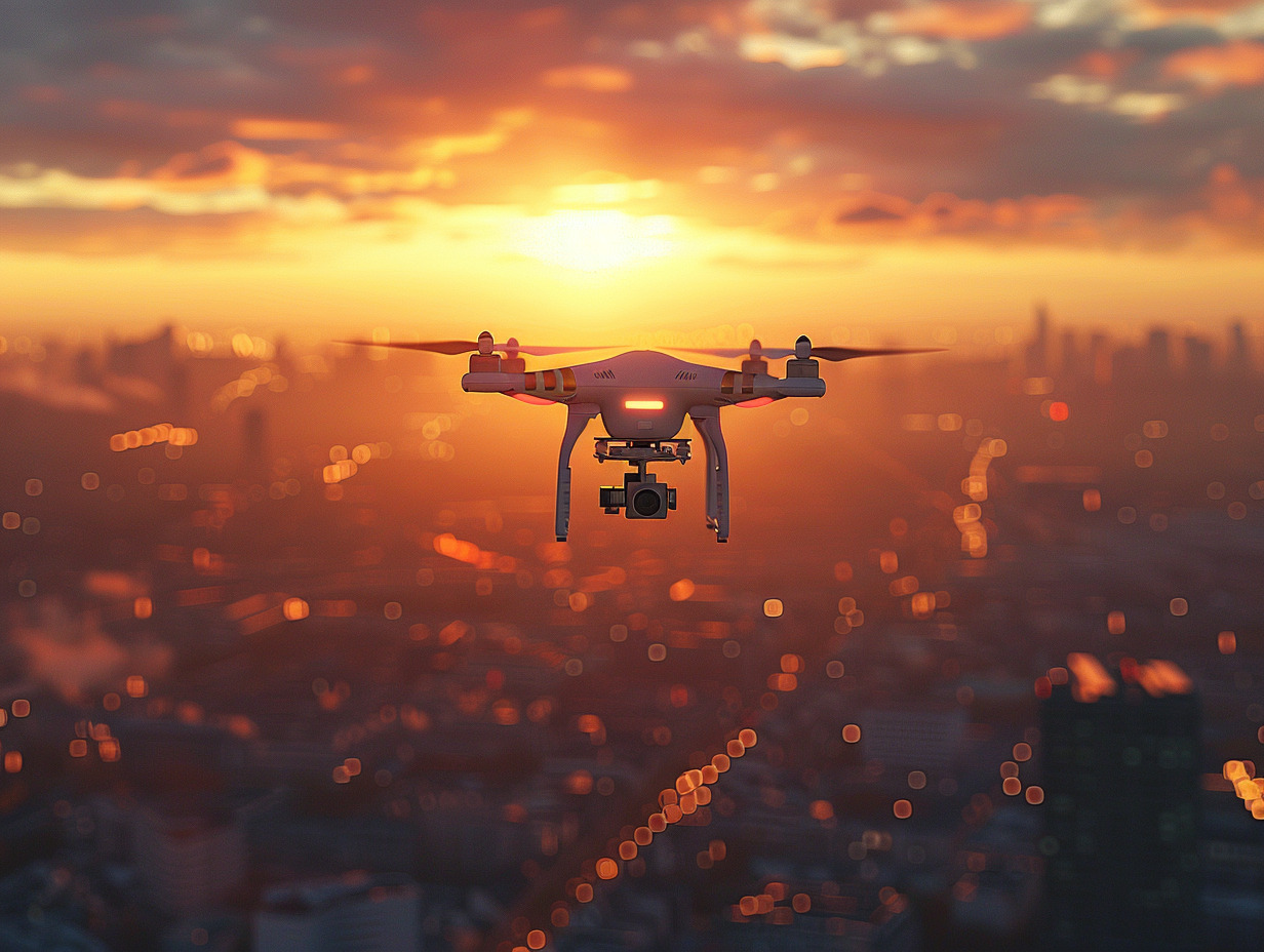 drone  marché