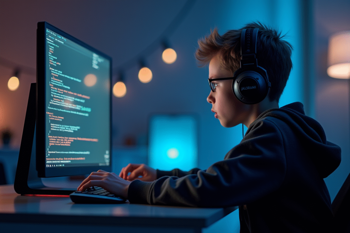 Jeune gamer frustré face à un écran Valorant erreur code